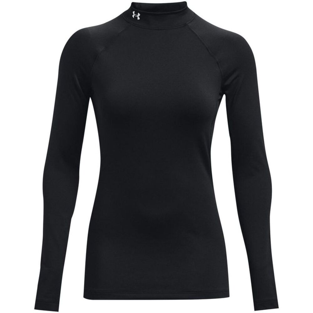 Under Armour Womens/Ladies Authentics Mock Neck Base Layer Top / Black